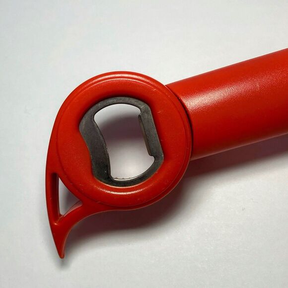 Kuhn Rikon 5-in-1 Auto Safety Master Can Opener For Cans, Bottles, Jars - Red - Picture 2 of 9